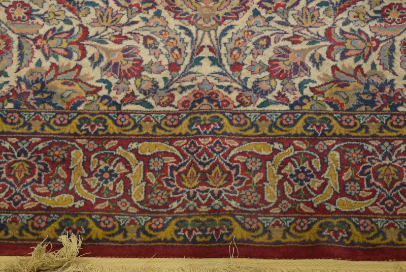 5'4" x 7'8" Antique Persian Kashan Rug