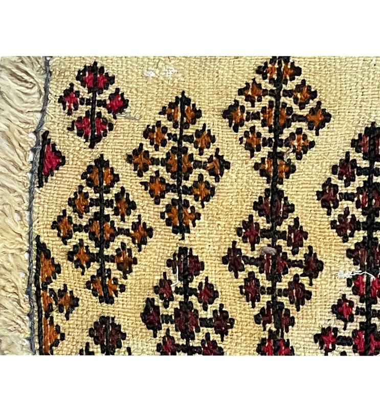 3'8" x 5'4" Antique Persian Baluch Rug