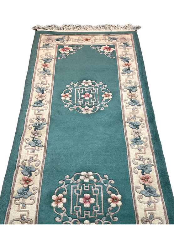 2'3 x 11 Oriental Art Deco Runner Rug 3