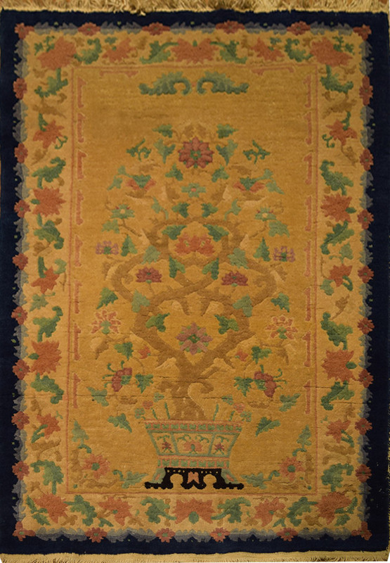 3 x 5 Semi-Antique China Peking Rug