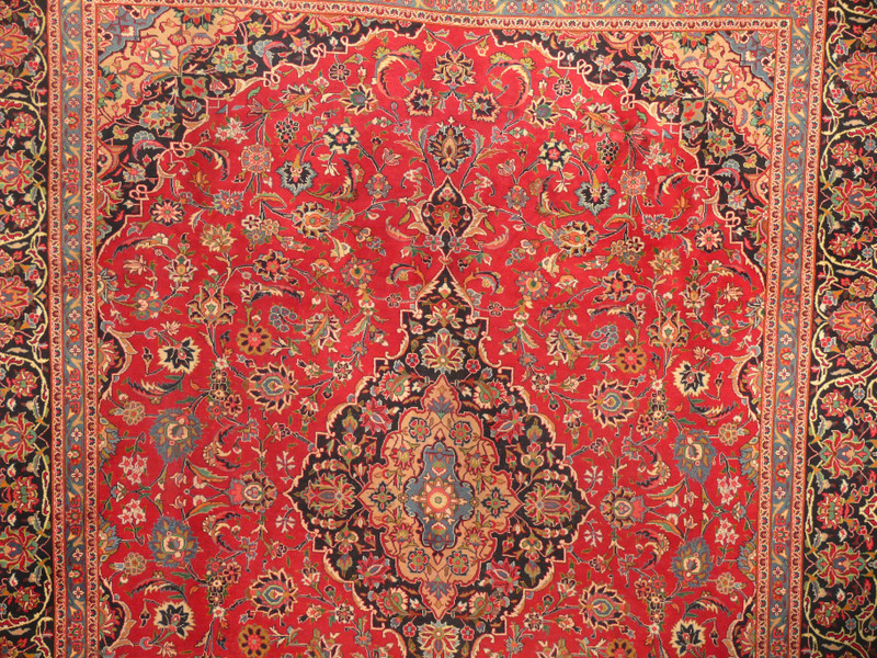 9'7 x 12'8 Persian Mashad Rug