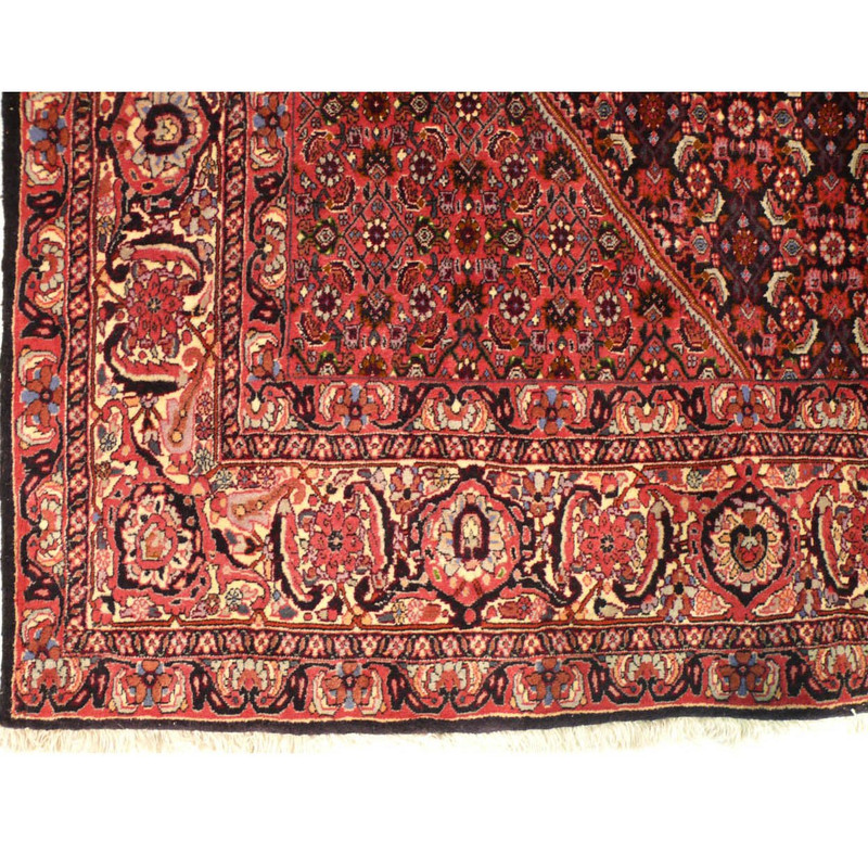 8'2 x 11'5 Persian Bijar Iron Rug