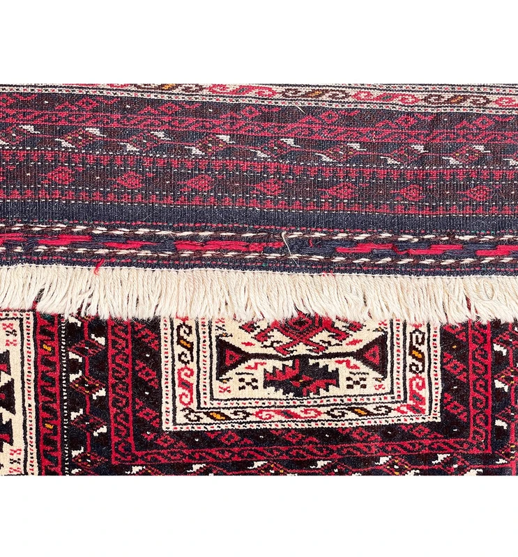 3'2" x 4'1" Persian Baluch Prayer Rug