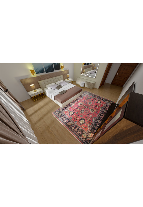 7 x 10'6" Persian Sarough Rug