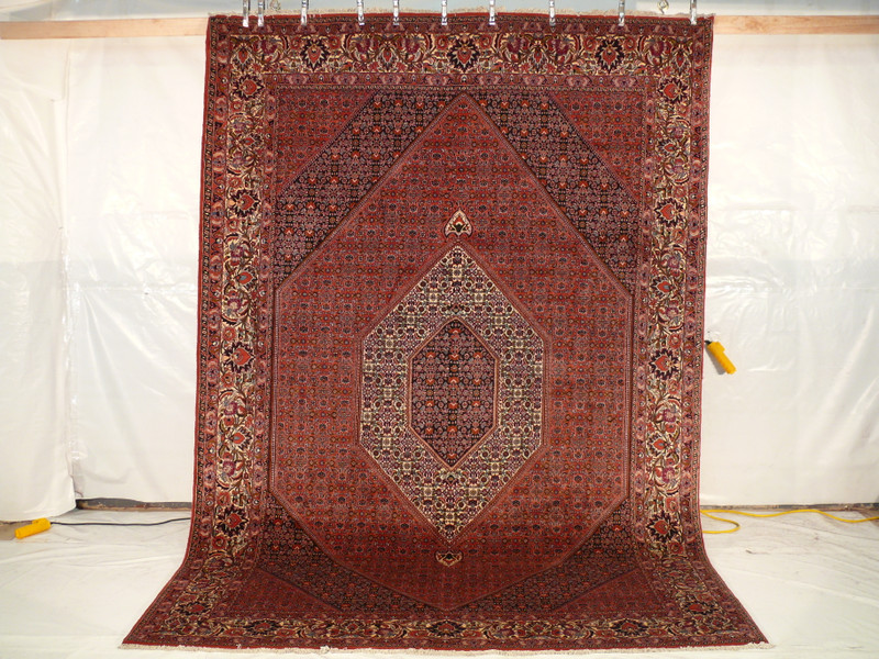 8 x 12 Persian Bijar Iron Rug