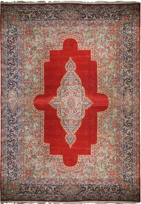 10x14 Persian Kerman Rug