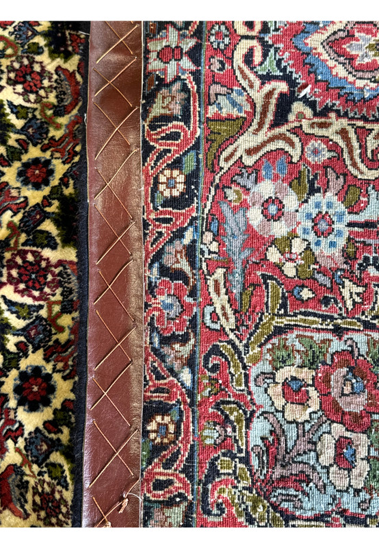 Backside of this Bijar 9x12 Persian Rug showcasing the high quality of the rug and the reason why the rug is called iron rug