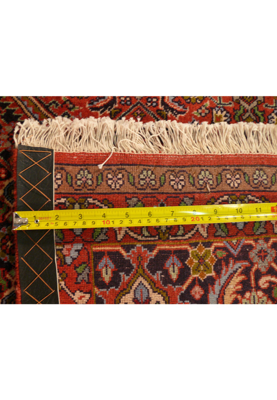 Zoomed backside of 8' x 11'2" Bijar Persian Iron Rug