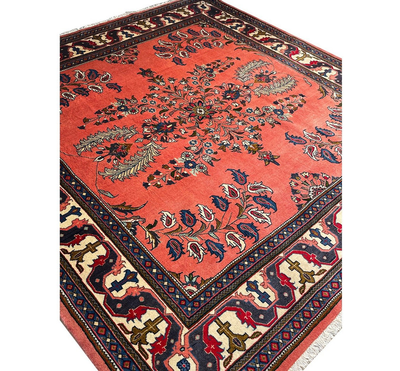 7'1" x 7'4" Persian Sarough Square Rug