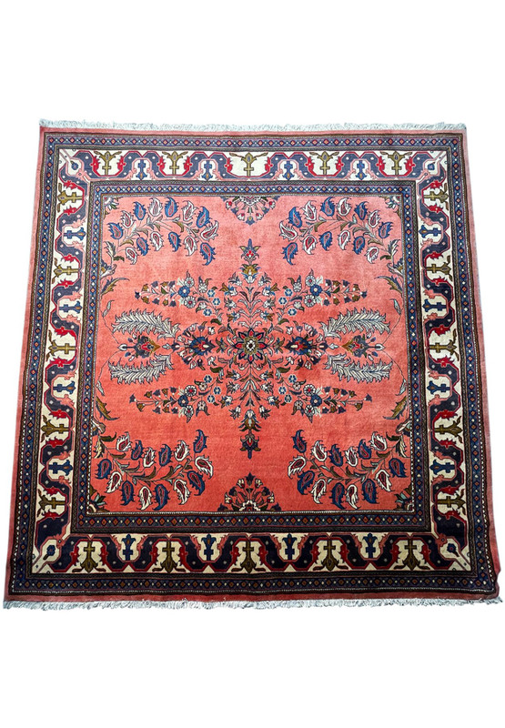 7'1" x 7'4" Persian Sarough Square Rug