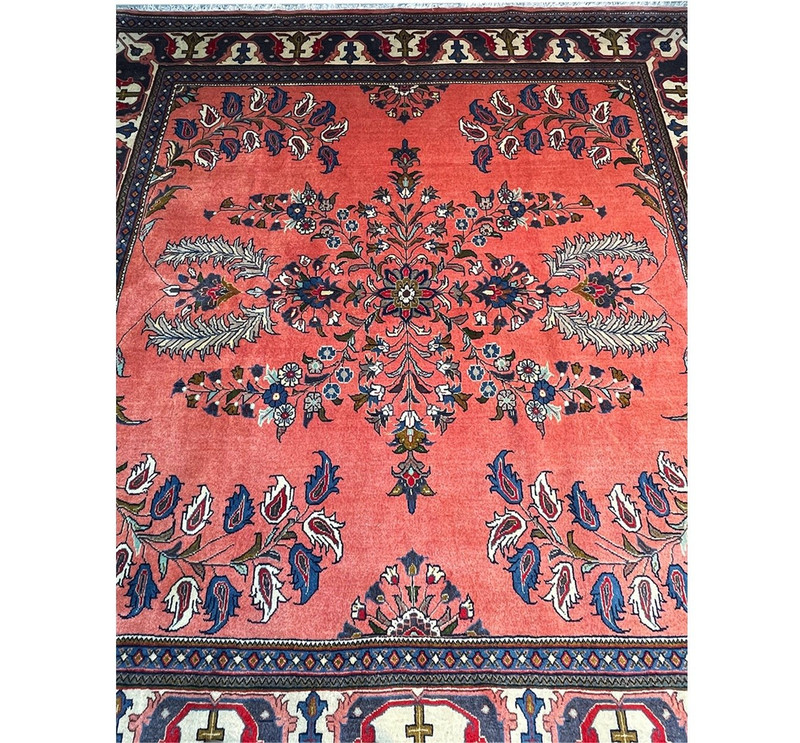 7'1" x 7'4" Persian Sarough Square Rug