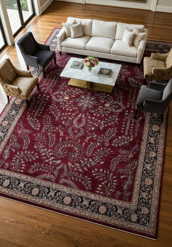 Oversize 12x20 oriental Sarough rug