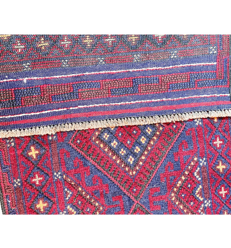 2' x 9'1" Afghan Mashwani Runner Rug