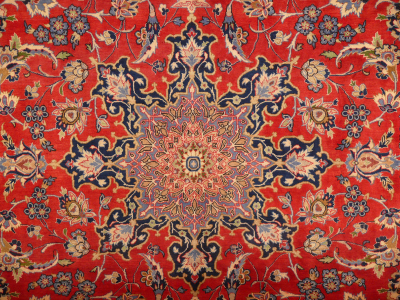 10'2" x 13'7" Traditional Persian Najafabad Rug
