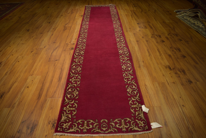 2'8"x 12'7" Persian Tabriz Runner All over Design