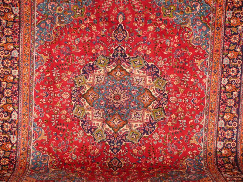 10 x 13'1 Persian Mashad Rug