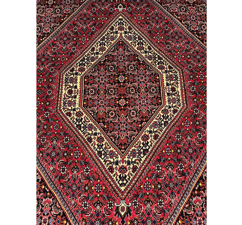 4 x 6 Persian Bijar Iron Rug 1