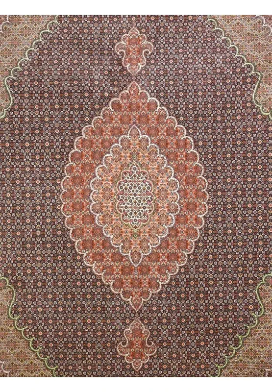 6'6"x 9'8" Persian Tabriz Mahi 50 Raj Wool & Silk Rug