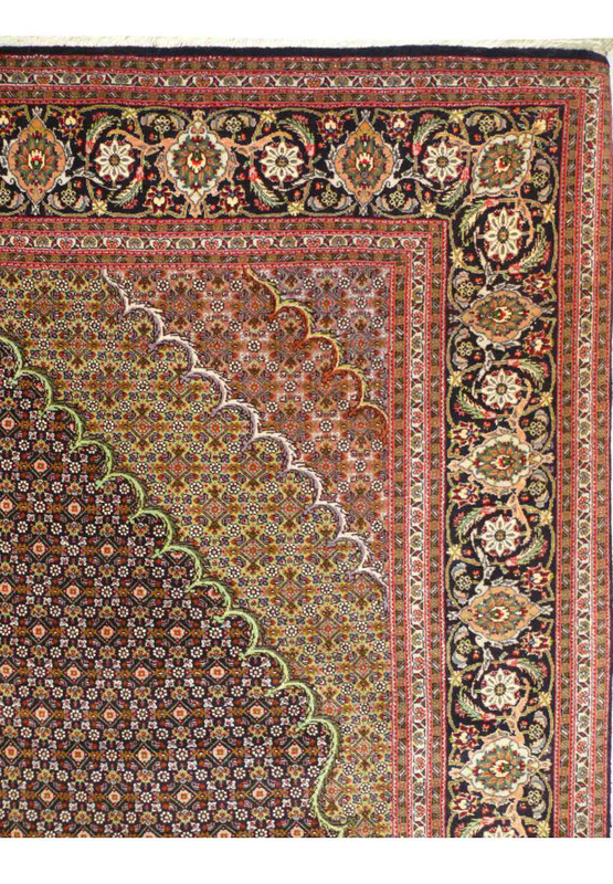 6'6"x 9'8" Persian Tabriz Mahi 50 Raj Wool & Silk Rug