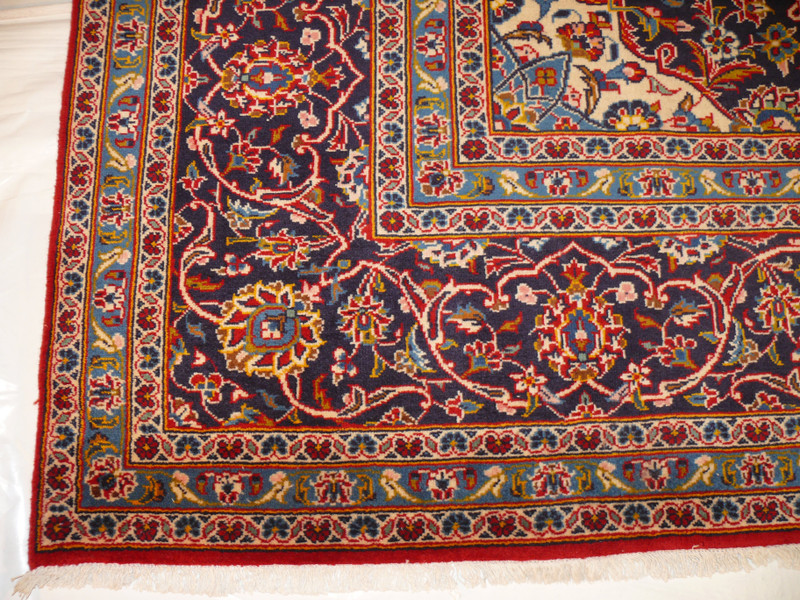 9'5 x 13'3 Persian Kashan Rug