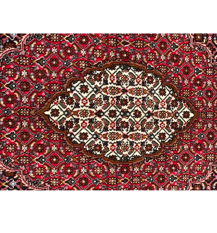 5 x 6'5 Persian Tabriz Mahi Wool & Silk Rug