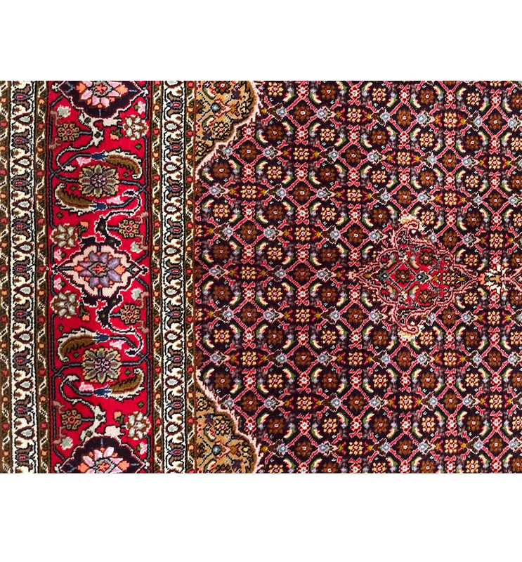 5 x 6'5 Persian Tabriz Mahi Wool & Silk Rug
