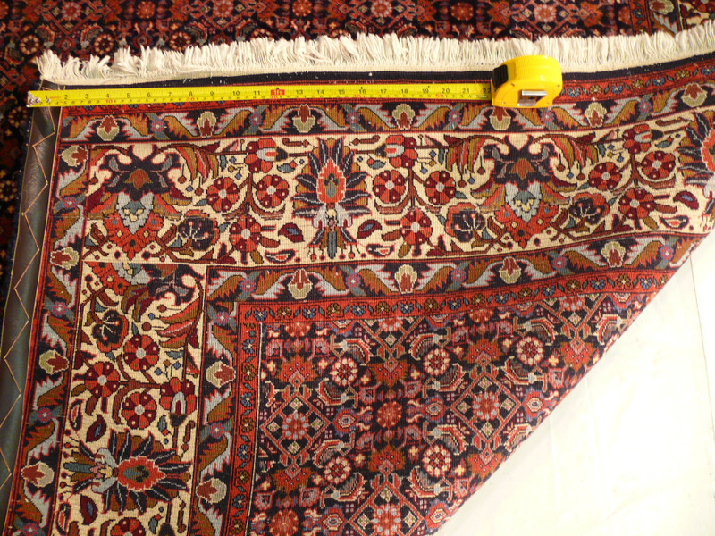 7'2" x 9'5" Persian Bijar All-Over Design Iron Rug