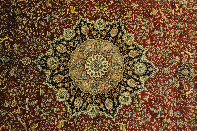 6 x 9 Super Fine Classic Tabriz 100% Silk