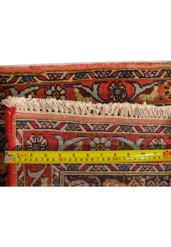 3 x 13 Geometric Persian Senneh Runner Rug