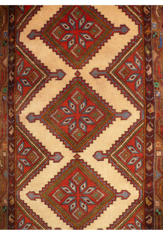 2'6 x 10'3 Persian Hamedan Runner Rug