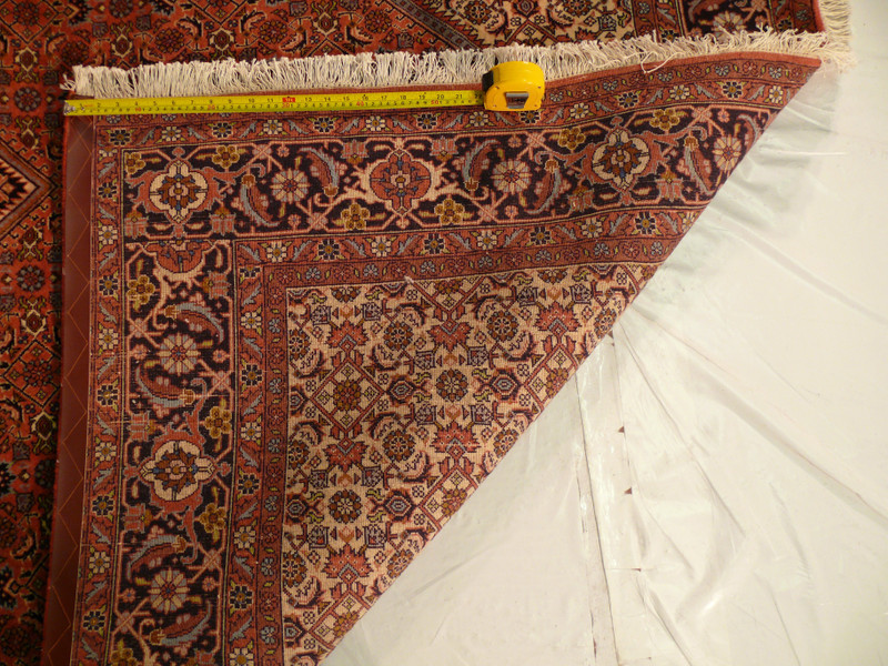 6'7 x 10 Persian Bijar Iron Rug