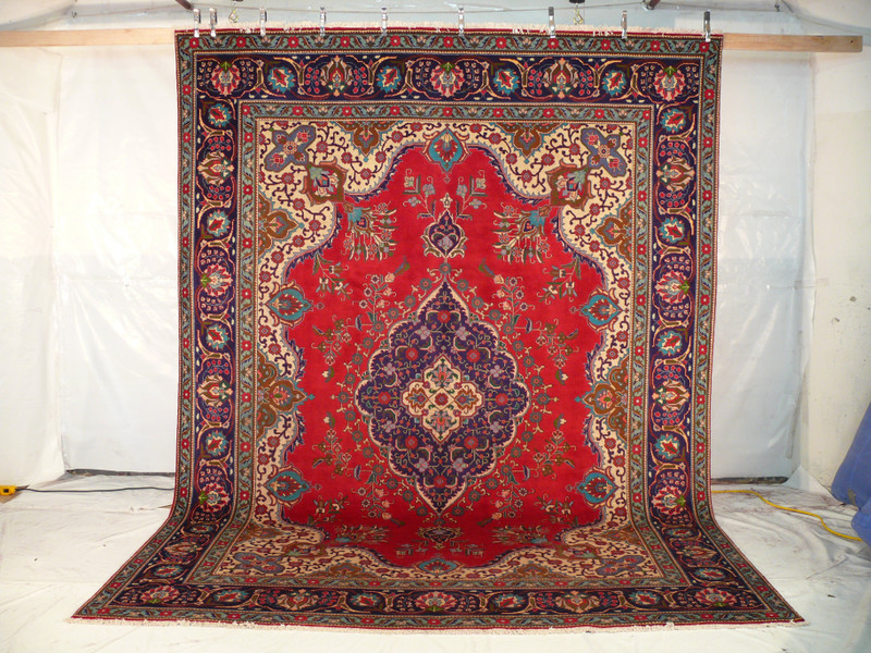 10 x 12'8 Persian Tabriz Rug
