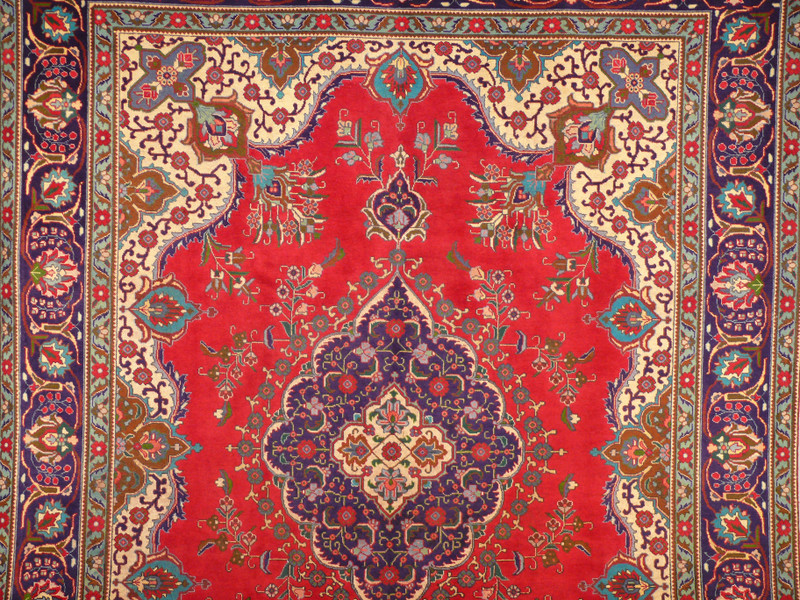 10 x 12'8 Persian Tabriz Rug