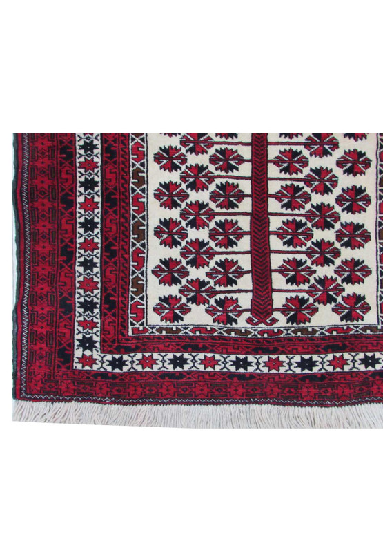 3'3" x 4'8" Persian Baluch Tribal Rug