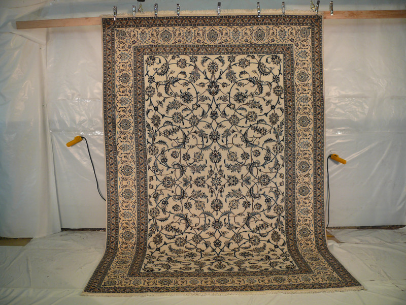 8' x 11'8" Persian Nain 9 LAA Wool & Silk Rug