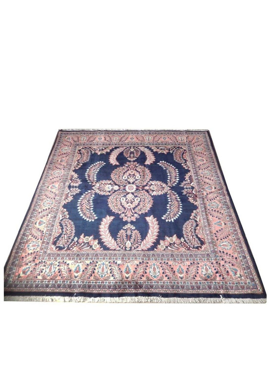 7 x 7'4 Persian Sarough Square Rug