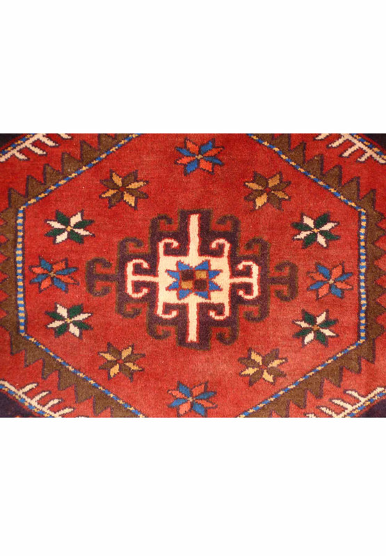 3'5 x 5 Rare Persian Hamedan Rug