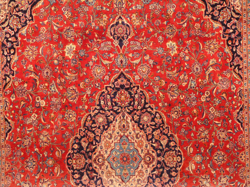 10 x 16 Persian Kashan Rug