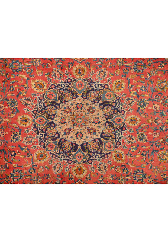 10 x 13 Persian Mashad Rug | Signed by Weaver