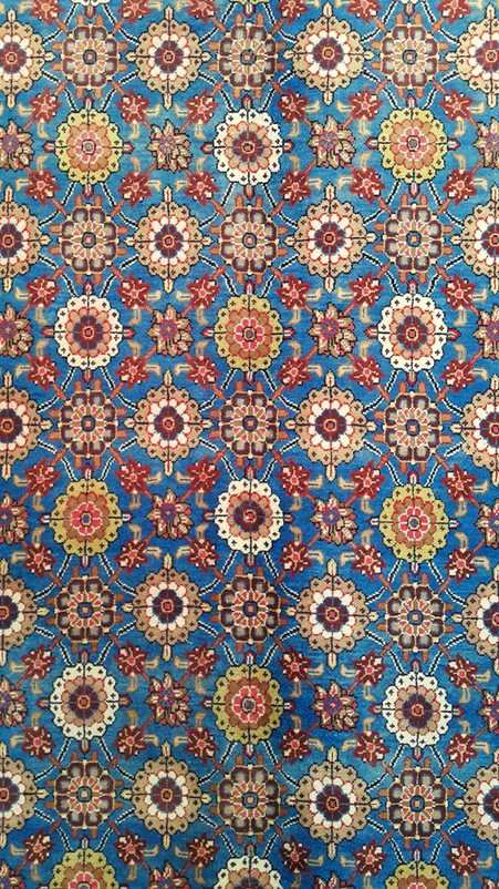 10 x 13 Persian Kashmar All Over Design Rug