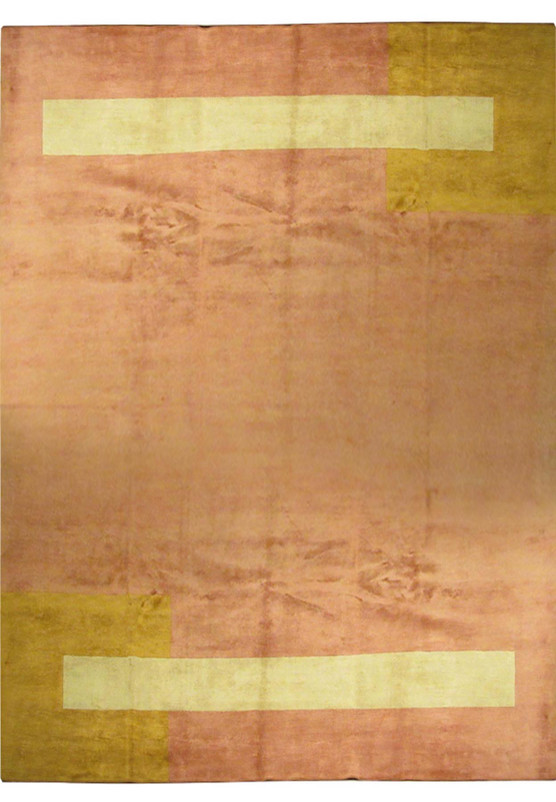 10 x 14 Soft and Shiny Wool Modern Handmade Rug