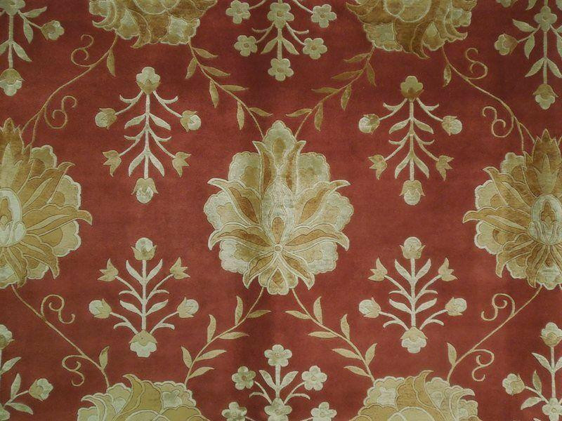 9 x 12 Wool & Silk Transitional Rug