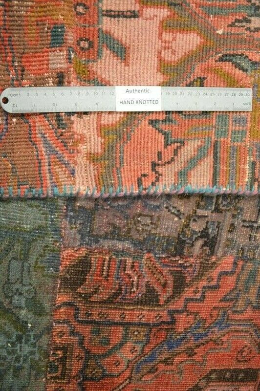6 x 8 Modern Panel Design Patchwork Rug