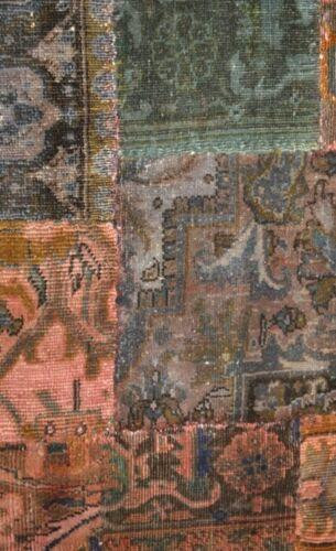 6 x 8 Modern Panel Design Patchwork Rug