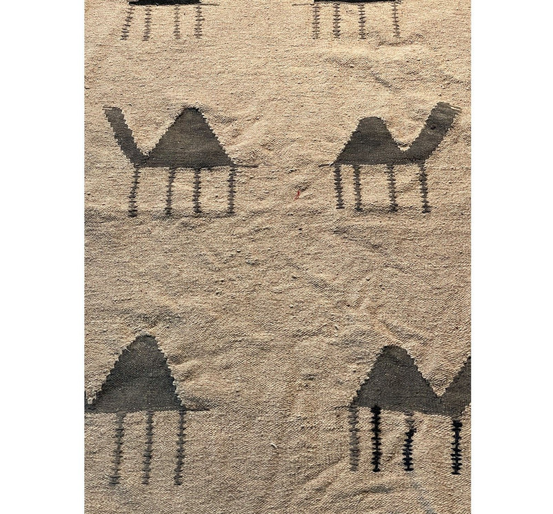 2'5" x 3'7" Antique Qashqai Kelim Rug