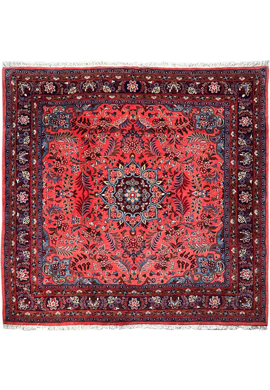 6'8" x 6'8" Persian Sarough Square Rug
