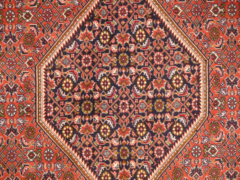 8 x 11 Persian Bijar Iron Rug | High-End