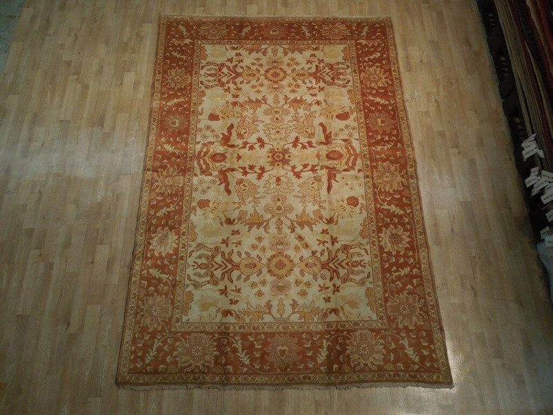 6 x 9 Transitional Oushak Rug