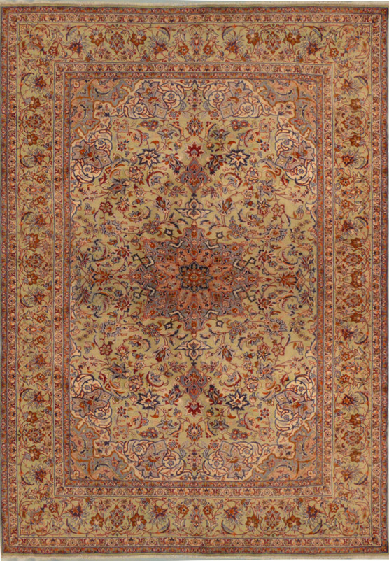 9'6" x 13 Persian Kashan Rug
