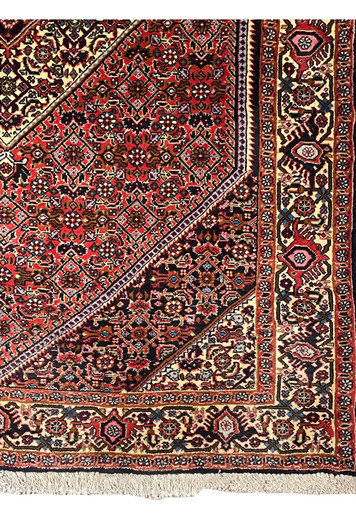 3'7 x 6 Persian Bijar Rug 1